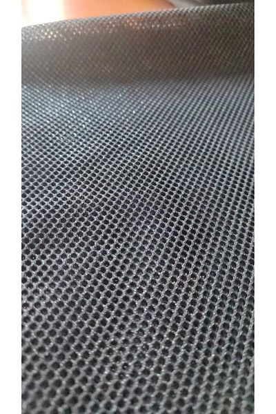 River Fabrics Varaklı Mesh Black