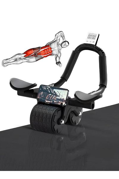Denx Automatic Rebound Abdominal Wheel,Ab Roller for Abdominal Exercise Machine,Abs Workout Equipment
