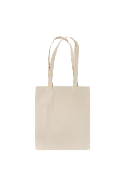 Butik Kalın Kumaş Gabardin Bez Çanta Baskısız %100 Pamuk | 35x40 Cm | 200 Gr/m² | 1 Adet