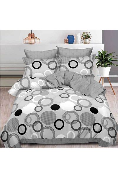 Patul Fine Cotton Linen, 2 Persons, Fitted Sheet, 6 Pieces #FE117