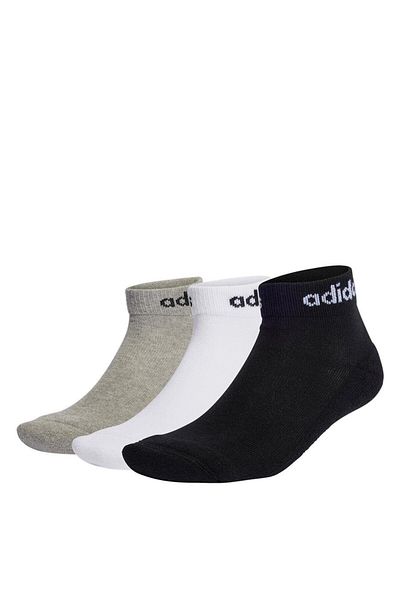 adidas 3 чифта омекотени линейни чорапи до глезена - Ic1304
