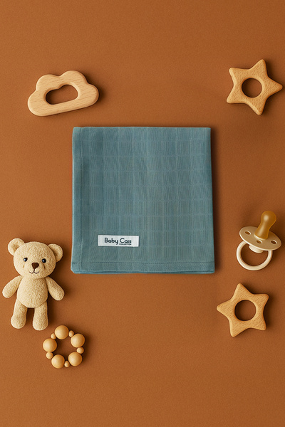 Baby Cais Collection بطانية أطفال من الموسلين القطني العضوي بنسبة 100% - قماط...