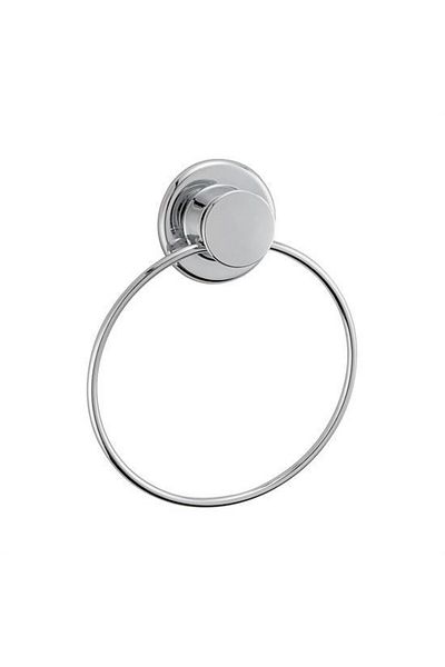 Skygo BUFFER® Round Metal Towel Holder with Adhesive Back