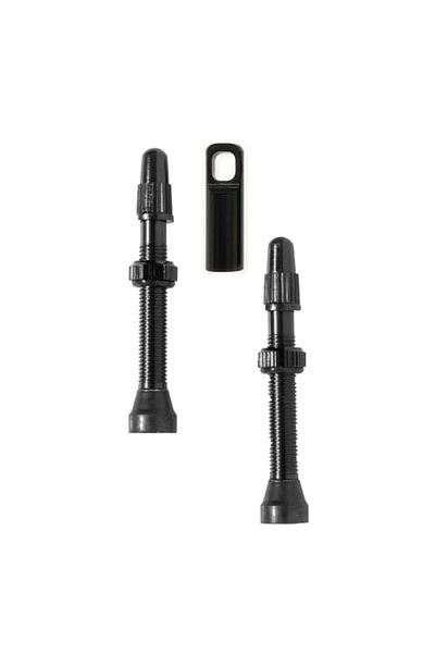 Fakir 2-pack Presta Tubeless Valves, , 40 Mm, Anodized Aluminum, With Core Remover