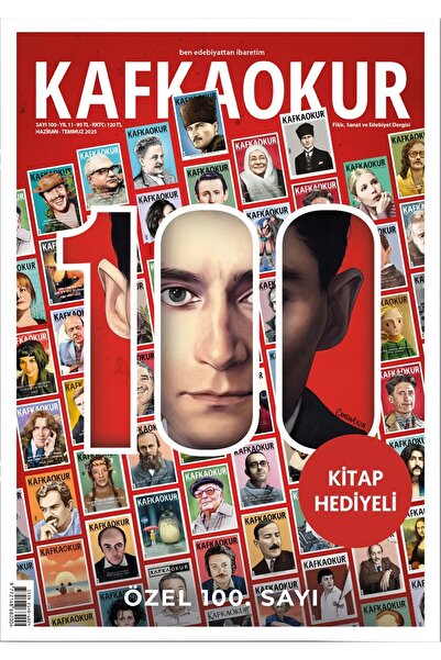 KafkaOkur Dergisi Kafkaokur Dergi 100.Sayı Haziran 2025 - Kitap Hediyeli