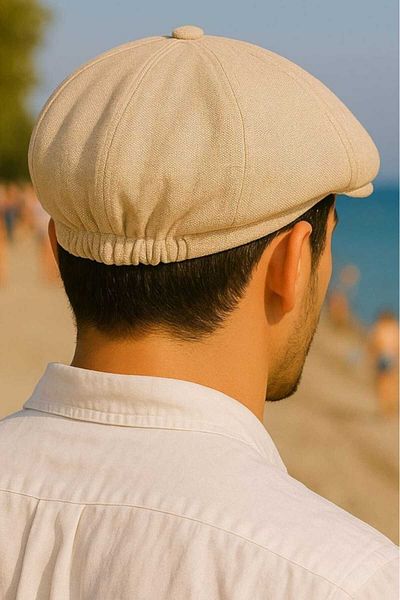 Mood Agenda Men's Cotton Linen Baretta Hat