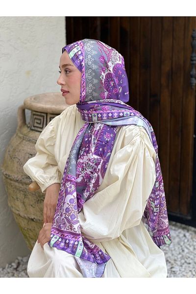 Modakaşmir شال تانكا بنمط الصمت