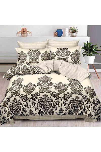 Patul Fine Cotton Linen, 2 Persons, Fitted Sheet, 6 Pieces #FE110