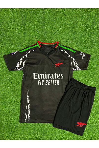 Lion Spor A'rsenal 2024-25 Νέα σεζόν Kai H'avertz Away Παιδική φανέλα 2 τεμαχίων
