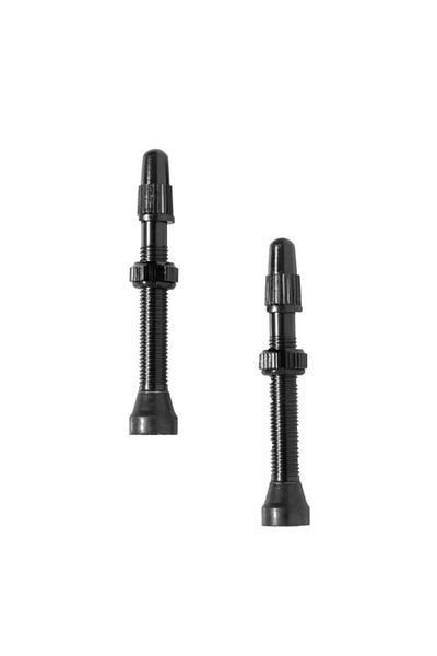 Fakir 2-Pack Presta Tubeless Valves, Fakir, 40 mm, Anodized Aluminum