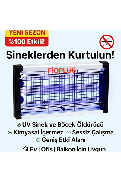 FİOPLUS Elektrikli Uv Sinek Öldürücü Zincirli Askılı