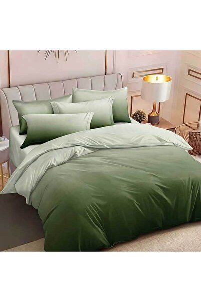Patul Fine Cotton Linen, Sulphur, Double Bed, 2 Persons, 6 Pieces