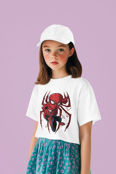SEVBANO Tricou pentru copii unisex cu imprimeu Super Hero Spider-Man Film Spider-Man (vârsta 1-12)