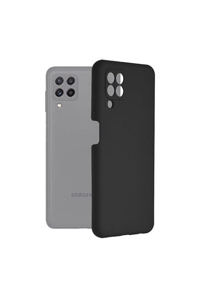 SprintMag Protective Case for Samsung Galaxy A12 Soft Silicone Black UltraSlim SprintMag®
