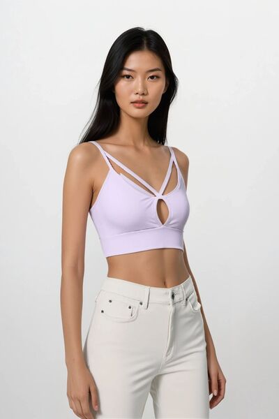 nulu Γυναικείο εκρού μπουστάκι με λεπτομέρεια με παράθυρο στο μπροστινό μέρος