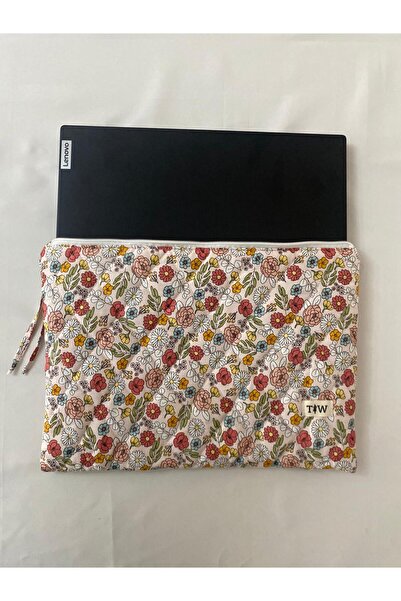 TALL WAY Spring Flowers Laptop-Tablet Bag 13-14 Inch