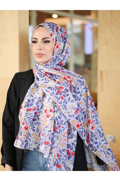 efdal şal eşarp Summer Pattern Imported Cotton Shawl