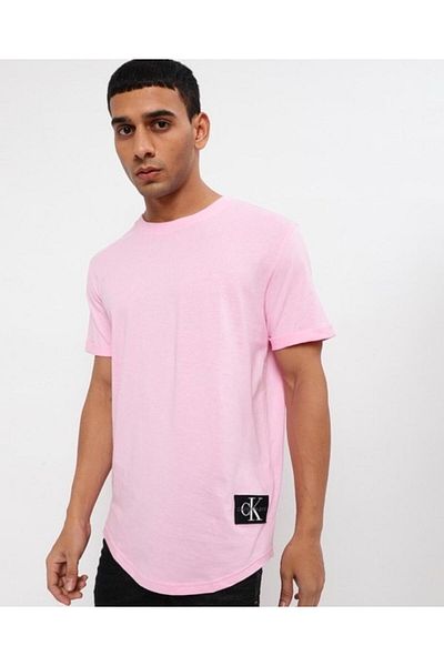 Calvin Klein Badge Turn Up Sleeve T-Shirts