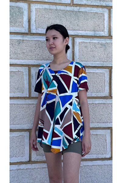 SARE ERKMEN Plus Size Asymmetrical T-Shirt