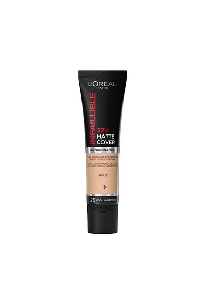 LORIAN'S Infallible 32H Foundation 25 Cool Undertone - 30ml
