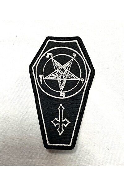DÜKKAN DESİGN TABUT PENTAGRAM PATCH YAMA