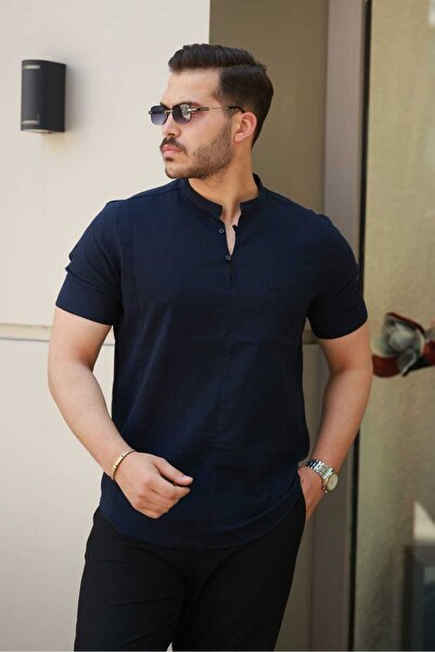 Newelli Kısa Kol Gömlek Hakim Yaka