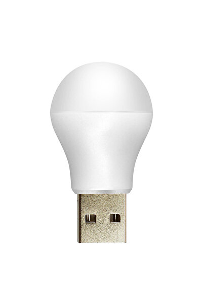 Derwell 5 Volt Usb Led Beyaz Işık Lamba Koridor Tuvalet Oturma Çocuk Odası Iç...