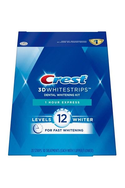 CREST 3D White 1 Hours Express 20 Whitestrips - 10 Days
