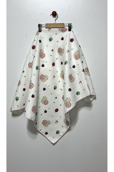 Kocaman Bebe Patterned 80*90 Baby Muslin Blanket