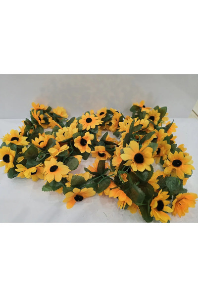 BYSHOME Sarmaşık Ayçiçeği Yapay Sarmaşık Çok Renkli 180 Cm