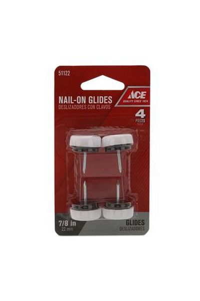ACE Nail-On Glides (22.2 mm, Pack of 4)