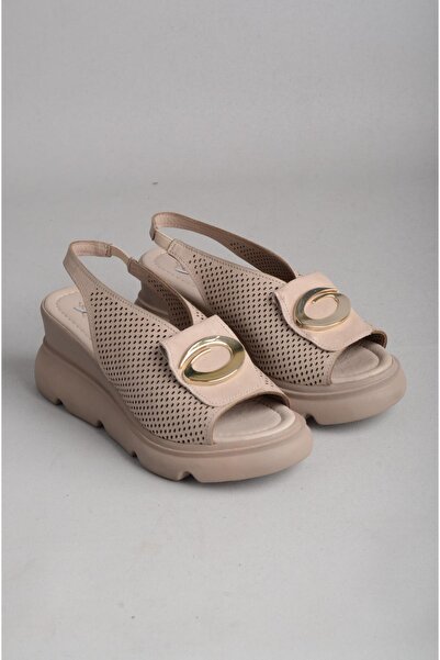 SEÇ KUNDURA SEÇ 8067 SANDALE DE DAMA CU TACURI DIN PIELE VERITABILĂ (Înălțime...