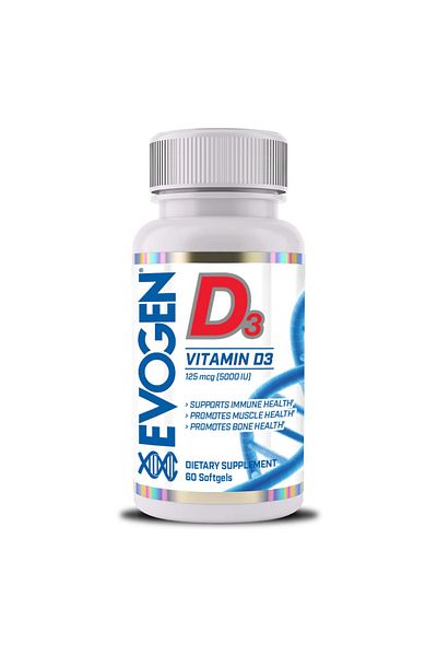 EVOGEN Vitamin D3 5000 Iu 60 Softgels