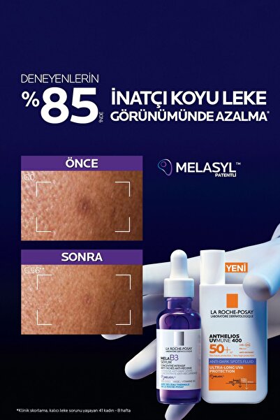 La Roche Posay Seddar Collection Anthelios Uvmune 400 Anti-Dark Spots Fluid Spf50+ Melasyl İçeren Gü
