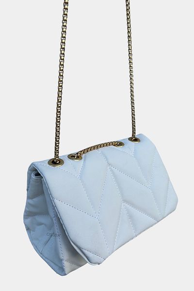osteir Women's Chain Strap 2 Compartment Lined Shoulder Bag