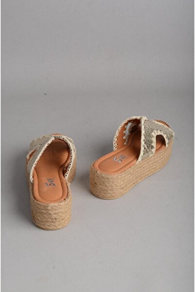 SEÇ KUNDURA SEÇ 8100 ΓΥΝΑΙΚΕΙΕΣ ΠΑΝΤΟΦΛΕΣ ΜΕ ΣΟΥΛΑ ΜΕ ΓΝΗΣΙΟ ΔΕΡΜΑ (Ύψος τακουνιού: 5 cm) ΧΡΥΣΟ