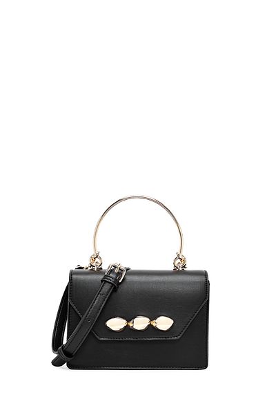 Derimod Women's Black Long Strap Mini Classic Shoulder Bag 25Sbd273818
