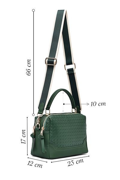 Derimod Women's Green Printed Long Strap Shoulder Bag 25Sbd263626
