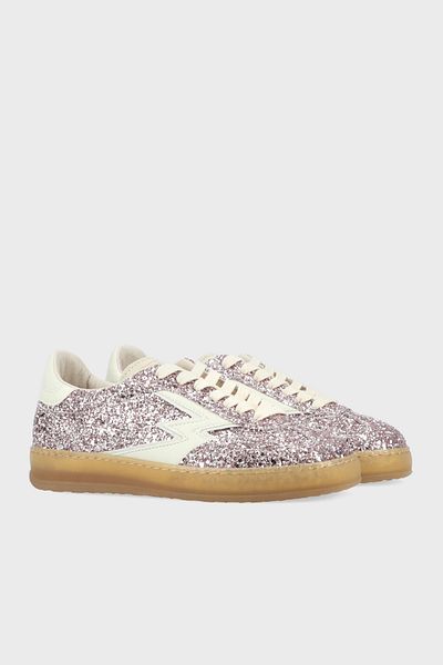 moaconcept Leather Logo Glitter Detailed Sneaker Shoes Shoes Cl002