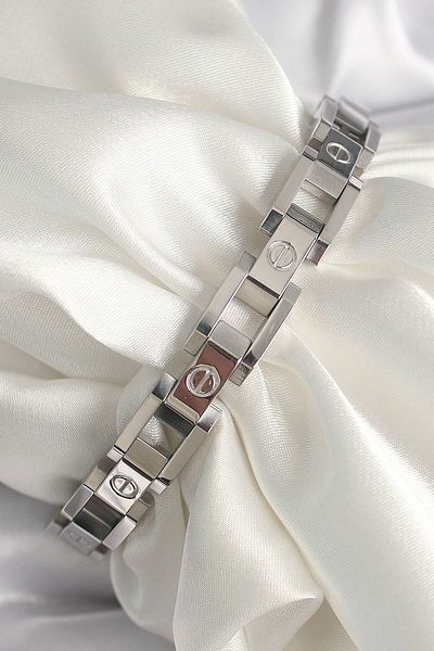 merland benvecocuk 316L Steel Silver Color Unisex Bracelet - Lisinya