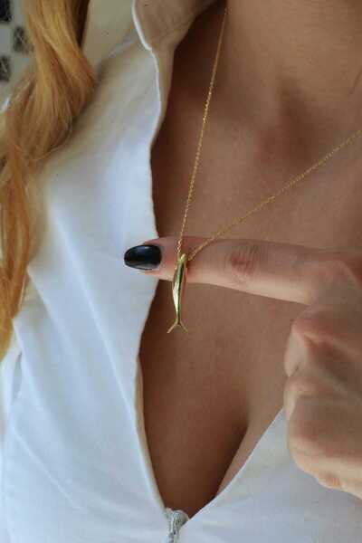 Wind Silver Balık Kolye 925 Ayar