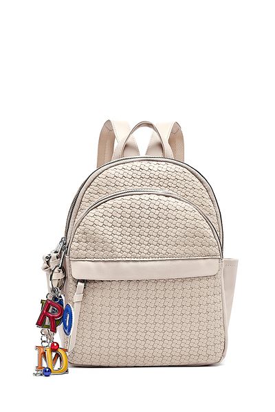 Derimod Women's Beige Printed Backpack 25Sbd265226