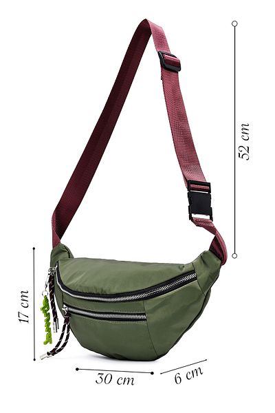 Derimod Women's Green Mini Fabric Crossbody Bag 25Sbd27536F