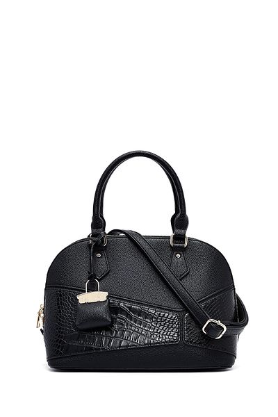 Derimod Women's Black Long Strap Classic Shoulder Bag 25Sbd286514