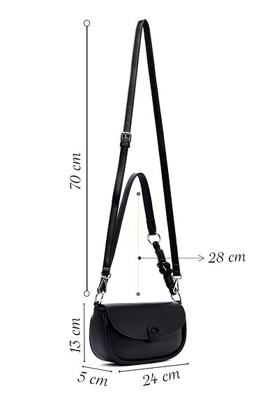 Derimod Women's Black Shoulder Bag 25Sbd262318