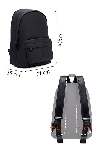 Derimod Men's Black Backpack 25Sbd30136F