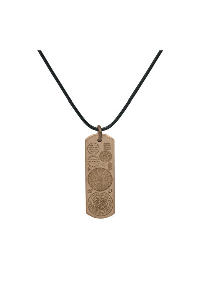 TAKI DERYASI Kadın Erkek Dualı Ayetli ve Mühürlü Bakır Kolye İnancınızı Stili...