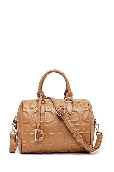 Derimod Women's Brown Long Strap Printed Shoulder Bag 25Sbd251726