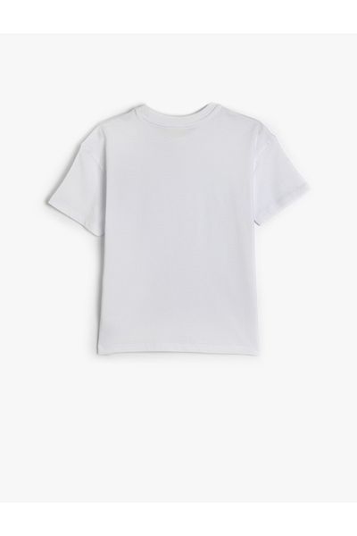 Koton New Season Basic Oversize T-Shirt Short Sleeve Crew Neck Cotton