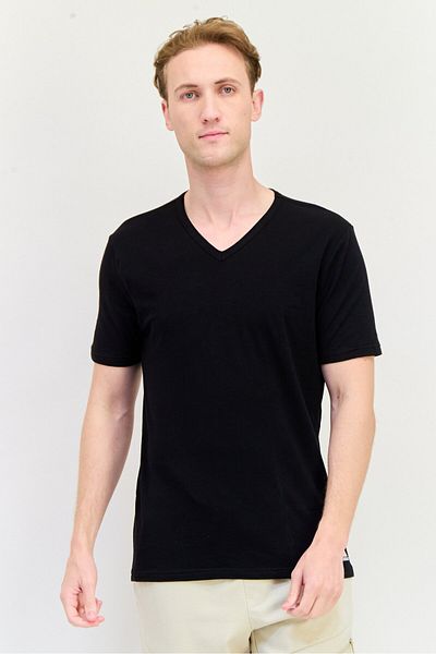 adidas Men 2 Piece Sportswear Fit Short Sleeve Outdoor T-Shirts, Black